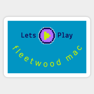 fleetwood mac pixel art Sticker